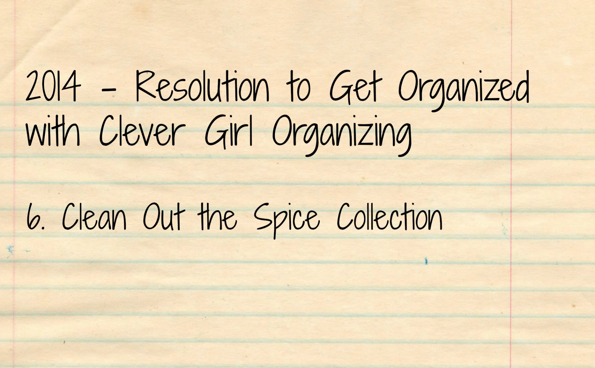 Organizing Challenge: Spice Collection