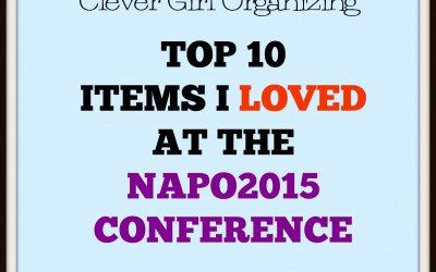 My Favorite Products from the NAPO2015 Conference