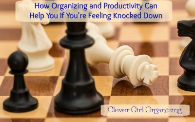 How Organization and Productivity Can Help You If You’re Feeling Lost or Knocked Down