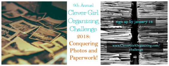 2018 Clever Girl Organizing Challenge Sign Up