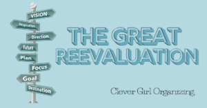 The Great Reevaluation with direction signs