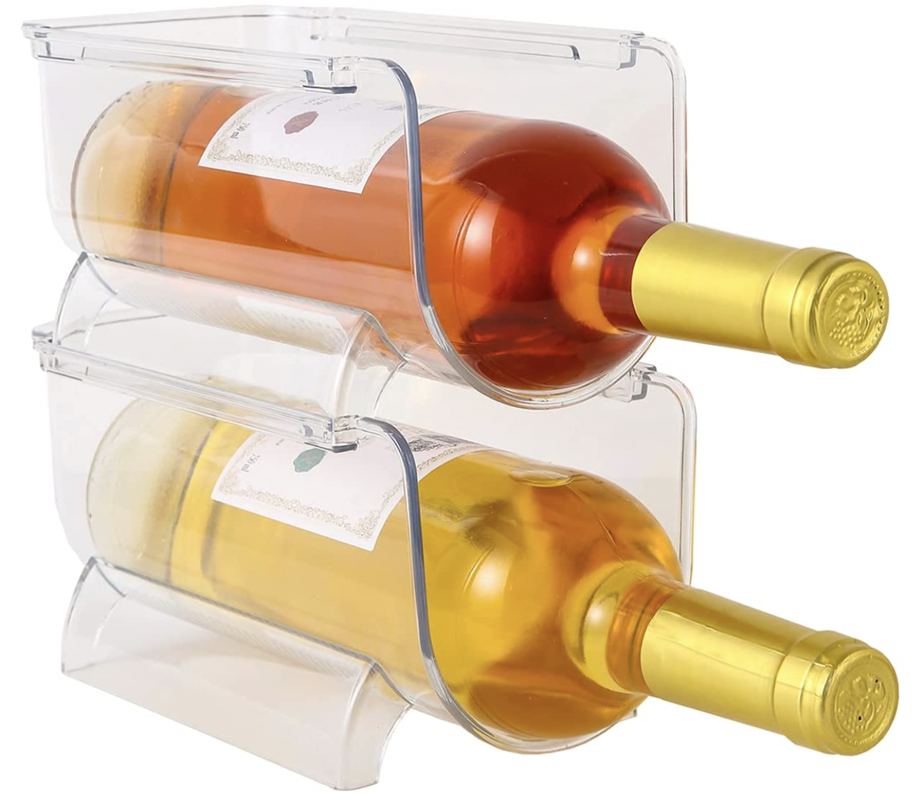 Stackable Wine Bottle Holder Clever Girl Organizing